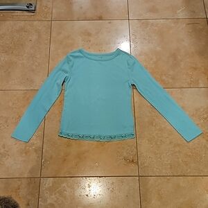 Justice Longsleeve Shirt with Lace Trim